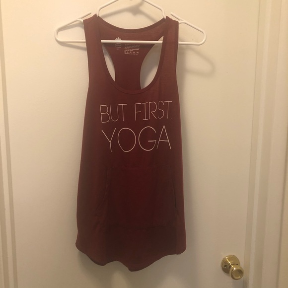 But first yoga tank top - Picture 1 of 3